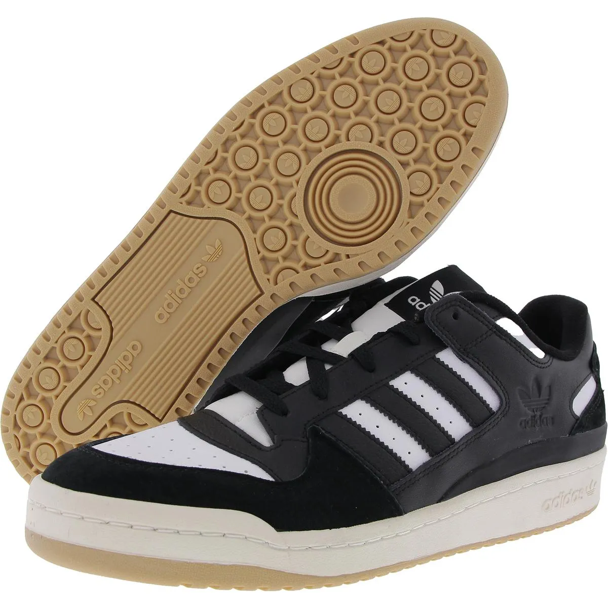 Forum Low CL Mens Lace-Up Leather Casual And Fashion Sneakers
