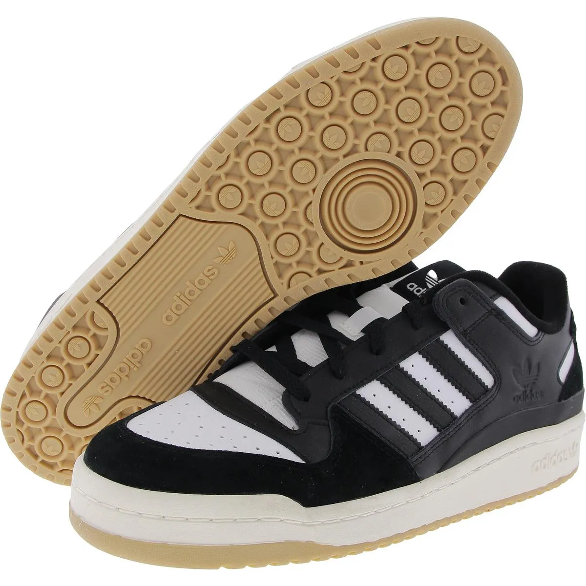 Forum Low CL Mens Lace-Up Leather Casual And Fashion Sneakers