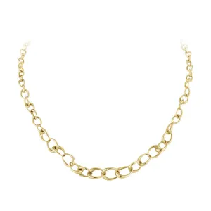 Georg Jensen Offspring 18ct Yellow Gold Graduated Link Necklace