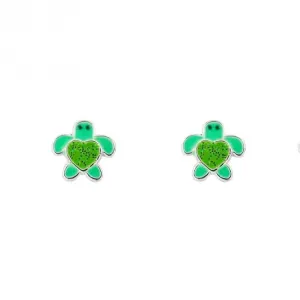 Green Turtle Studs A2084