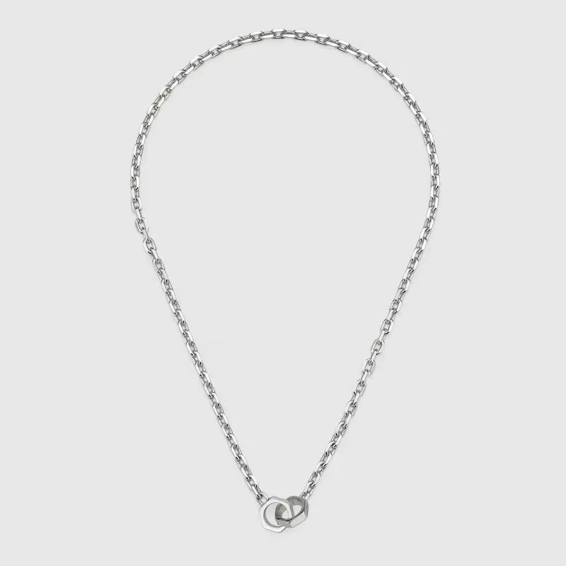 Gucci Trademark Sterling Silver Necklace