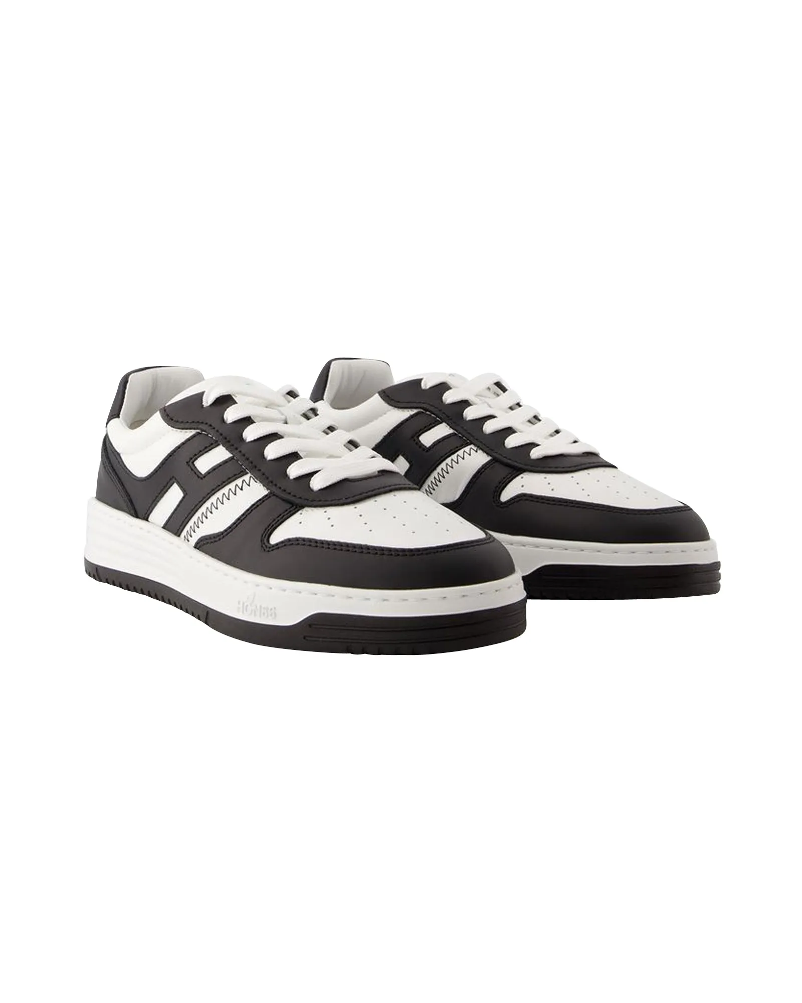 H630 Allacciato Sneakers - Hogan - Leather - Black