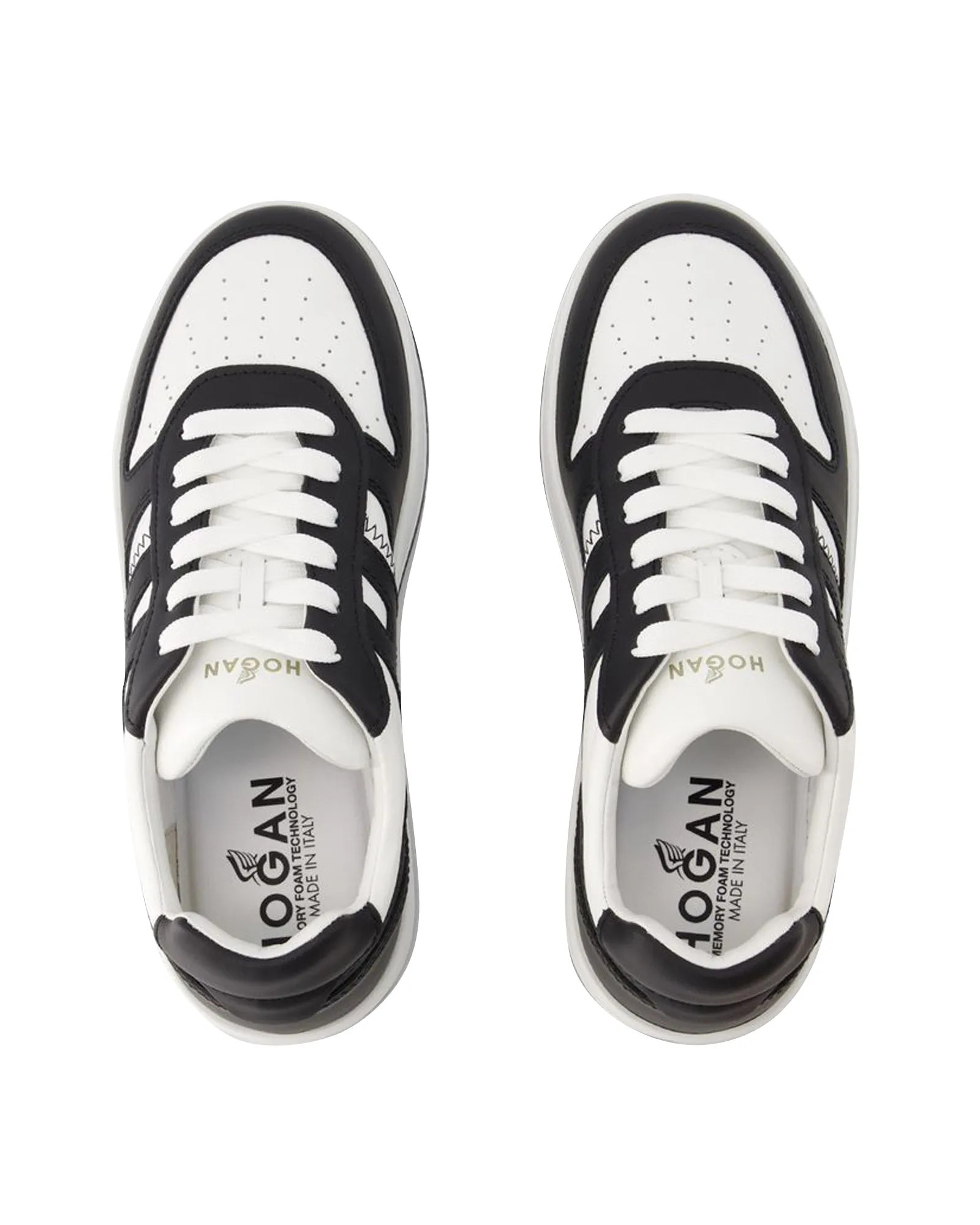 H630 Allacciato Sneakers - Hogan - Leather - Black