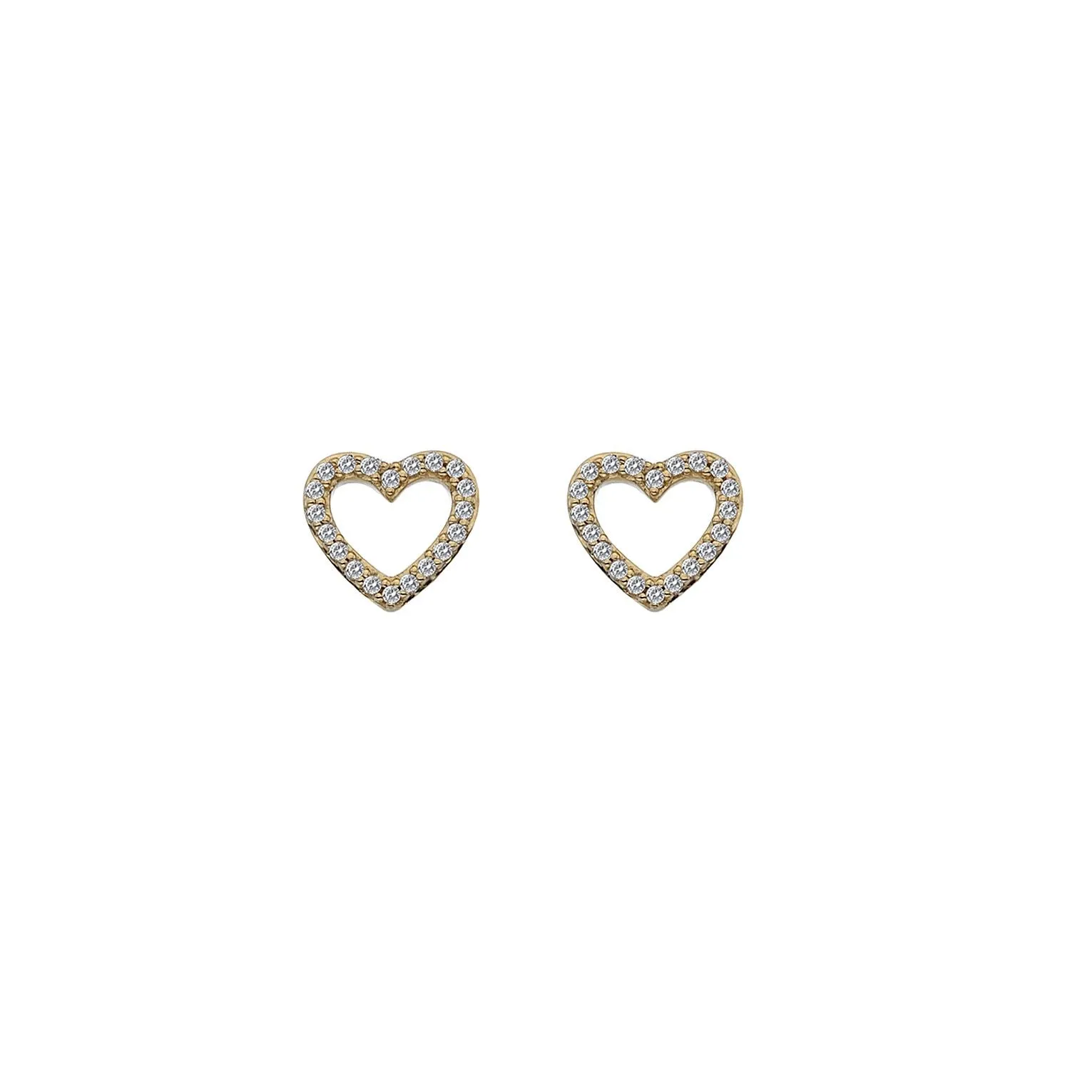 Hot Diamonds Ripple 9ct Yellow Gold Earrings