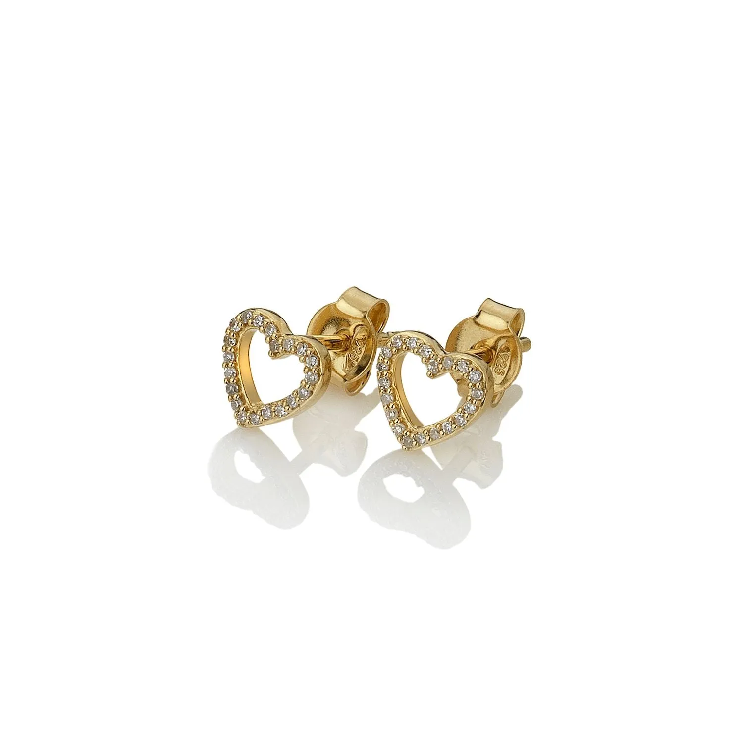 Hot Diamonds Ripple 9ct Yellow Gold Earrings