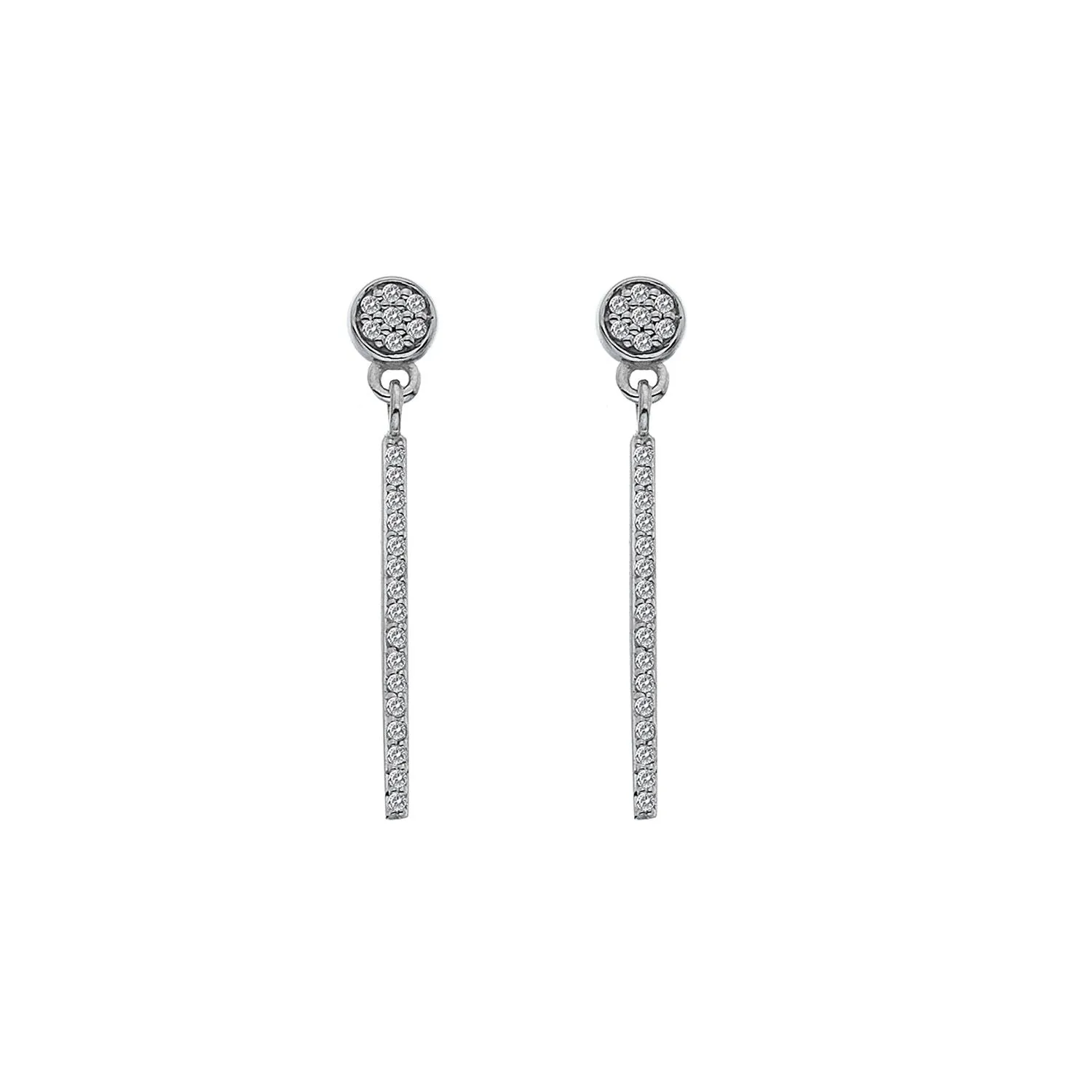 Hot Diamonds Tranquility 9ct White Gold Earrings