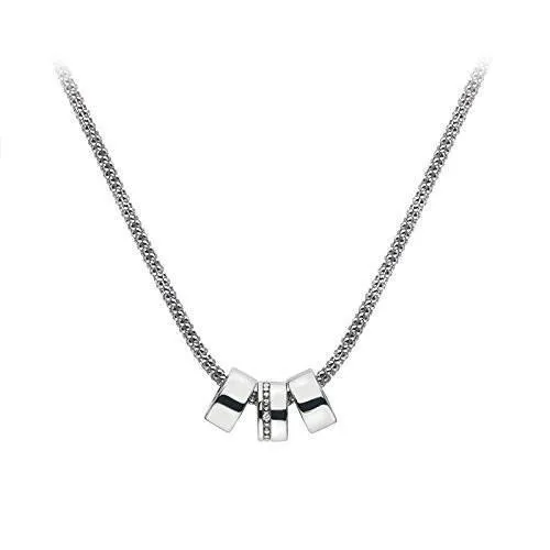 Hot Diamonds Trio Sterling Silver Necklace