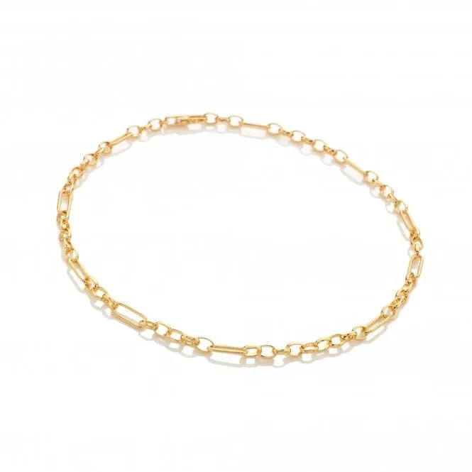 Hot Diamonds x Jac Jossa Embrace Gold Plated Sterling Silver Statement Chain 45cm