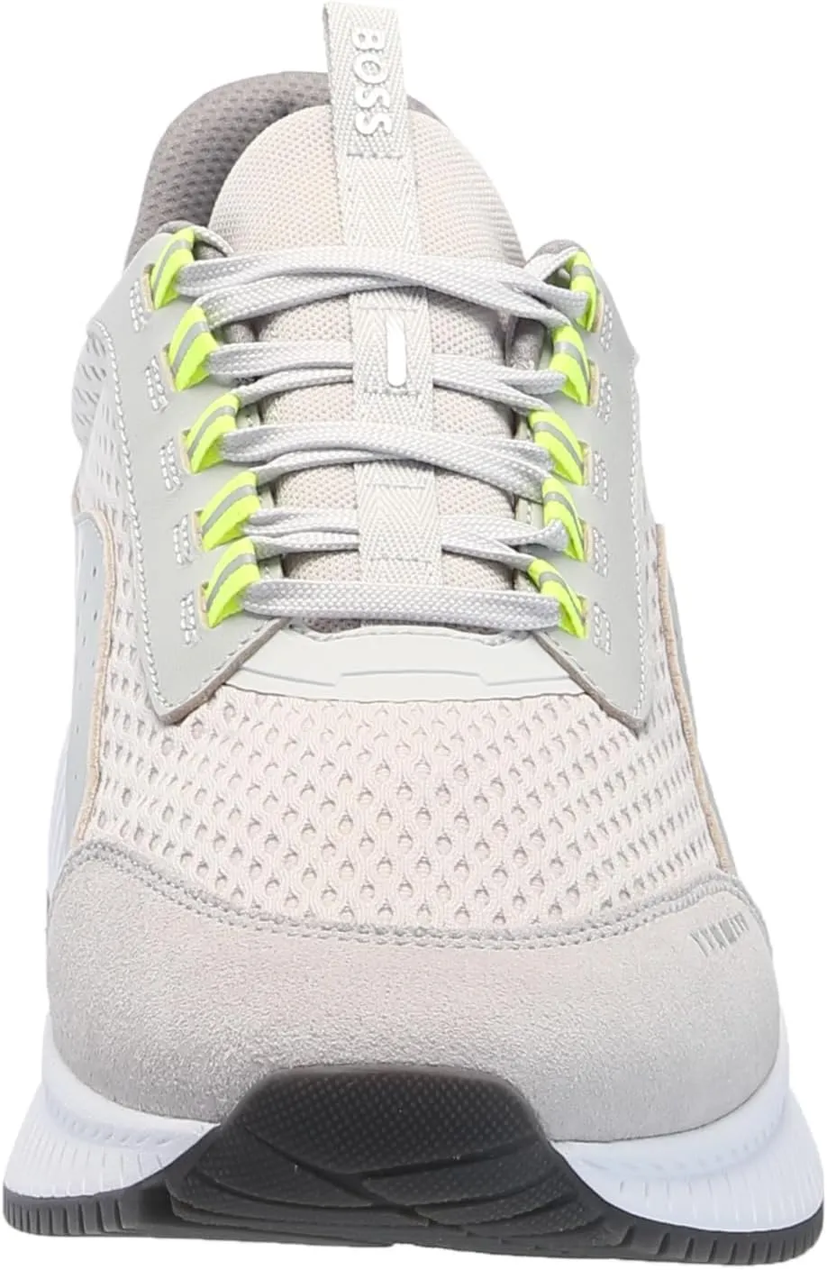 Hugo Boss Men's Evo Running Sneaker, Light Pastel Grey