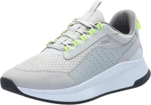 Hugo Boss Men's Evo Running Sneaker, Light Pastel Grey