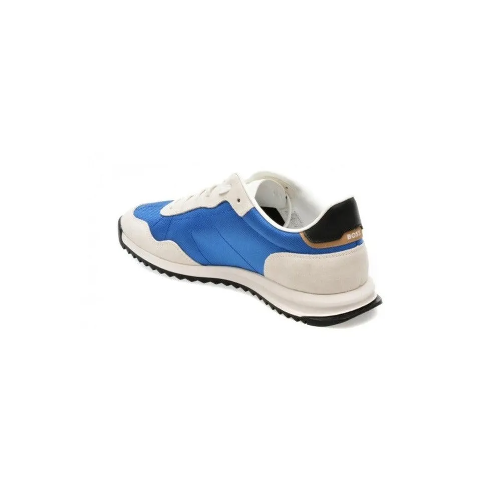 Hugo Boss Men's Zayn Low Profile Sneakers, Open Blue