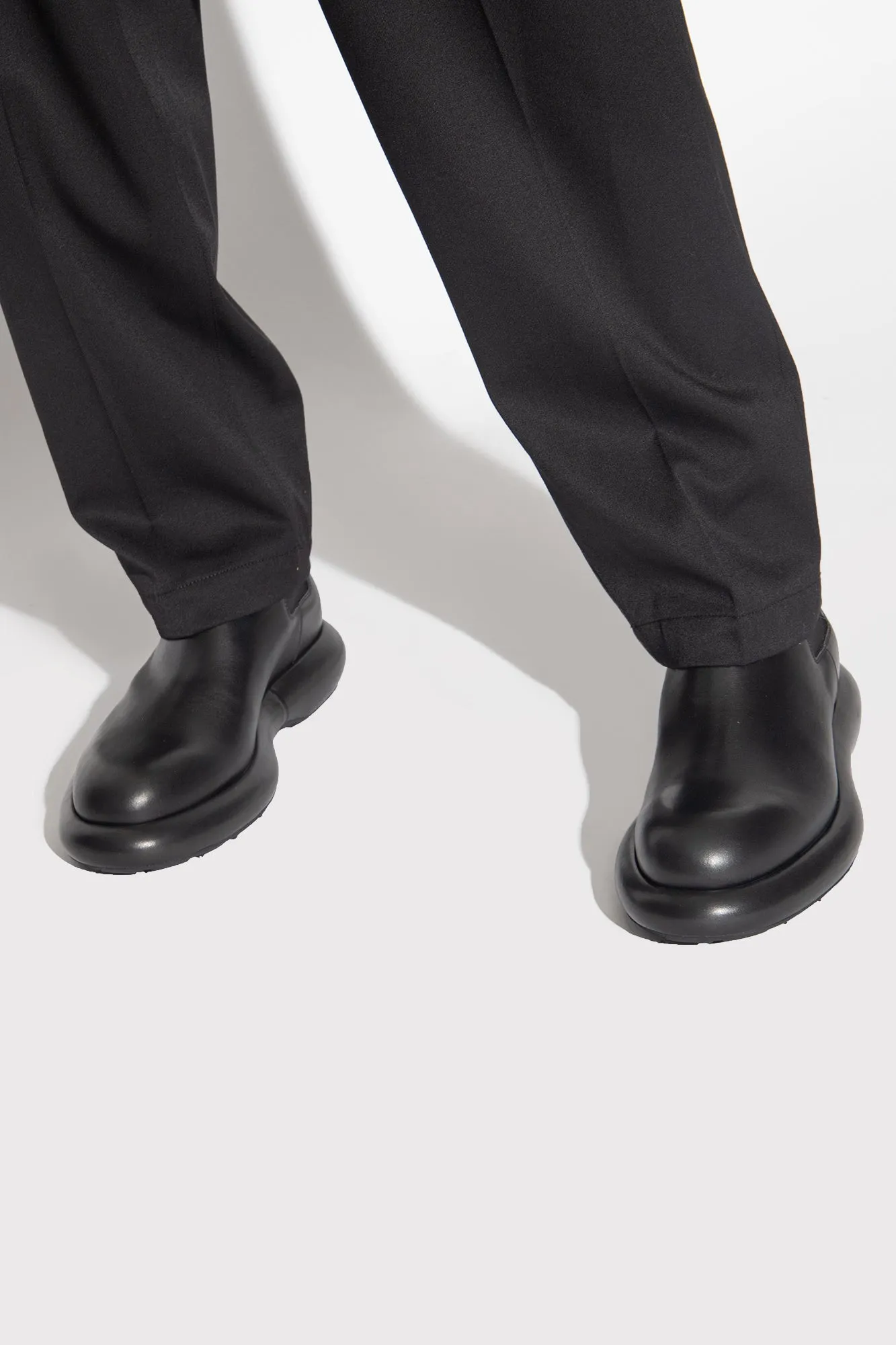 Jil Sander Leather Ankle Boots
