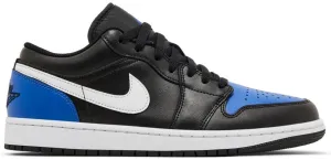 Jordan 1 Low Black Royal Toe