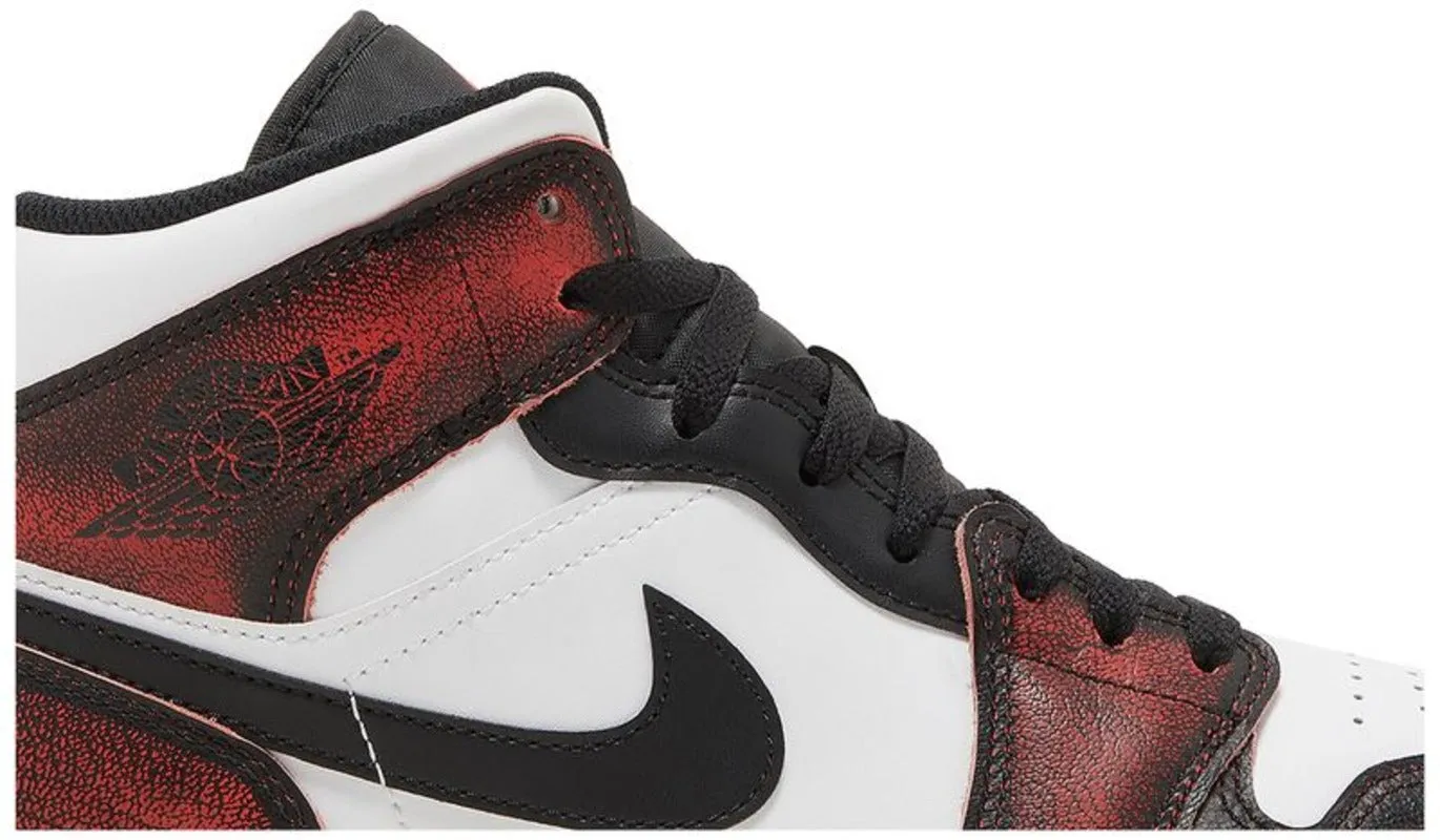 Jordan 1 Mid Wear-Away Chicago