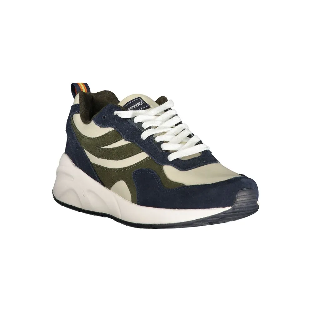 K-WAY Sleek Sneakers with Contrast Men's Details