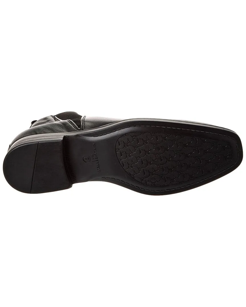 KARL LAGERFELD V Gore Leather Chelsea Boot