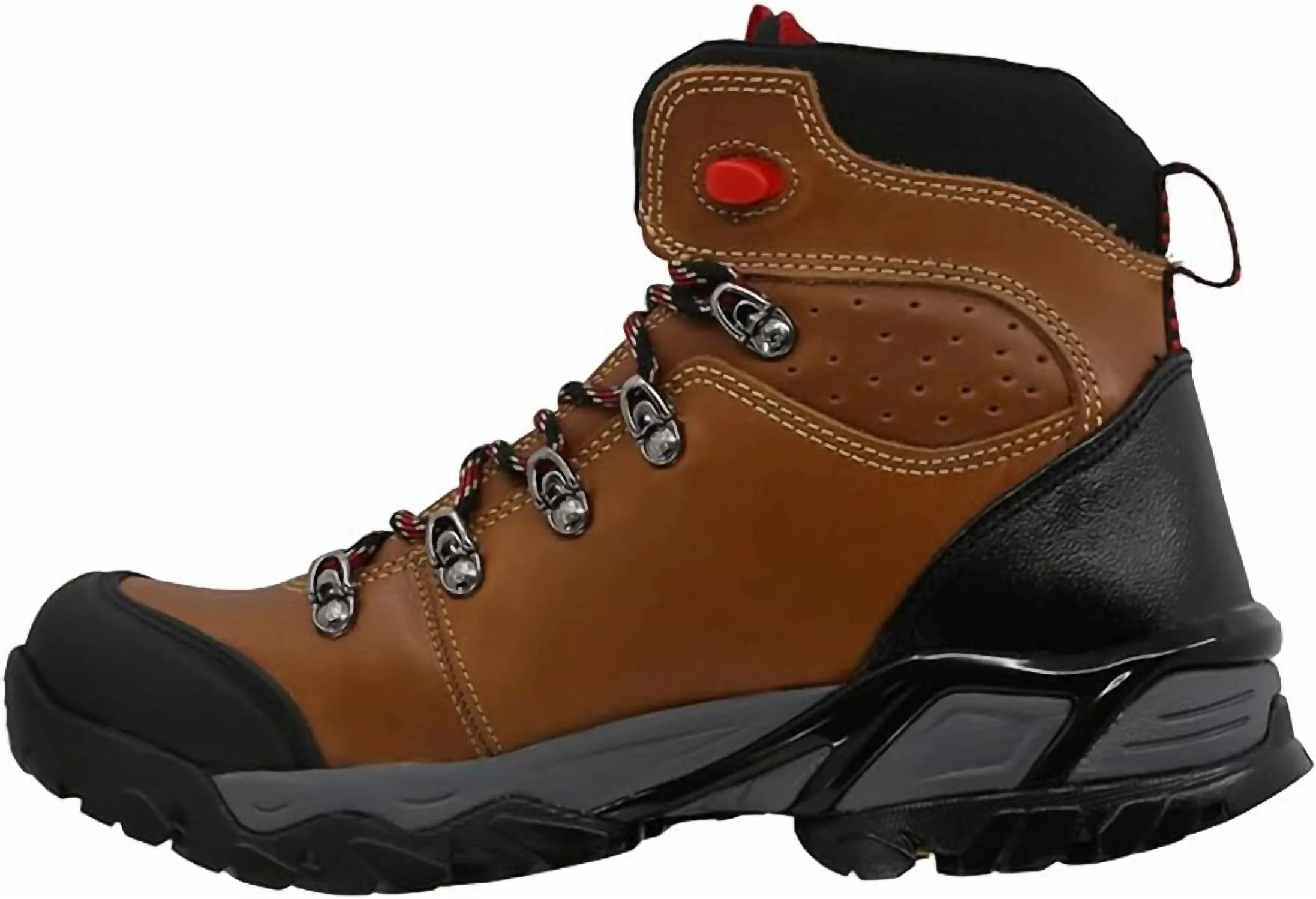 Leather Hiking Boots In Brown
