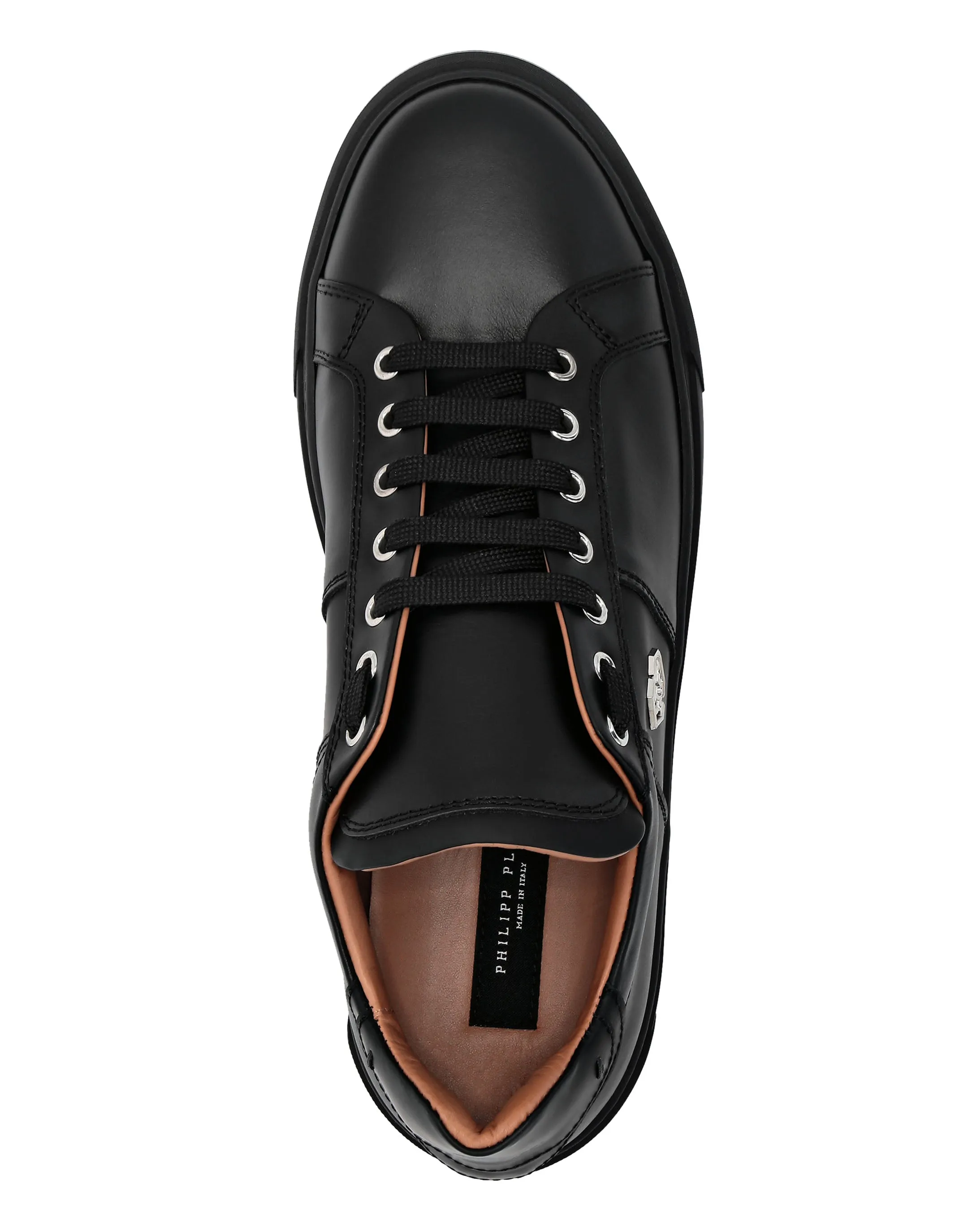 Leather Lo-Top Sneakers Hexagon