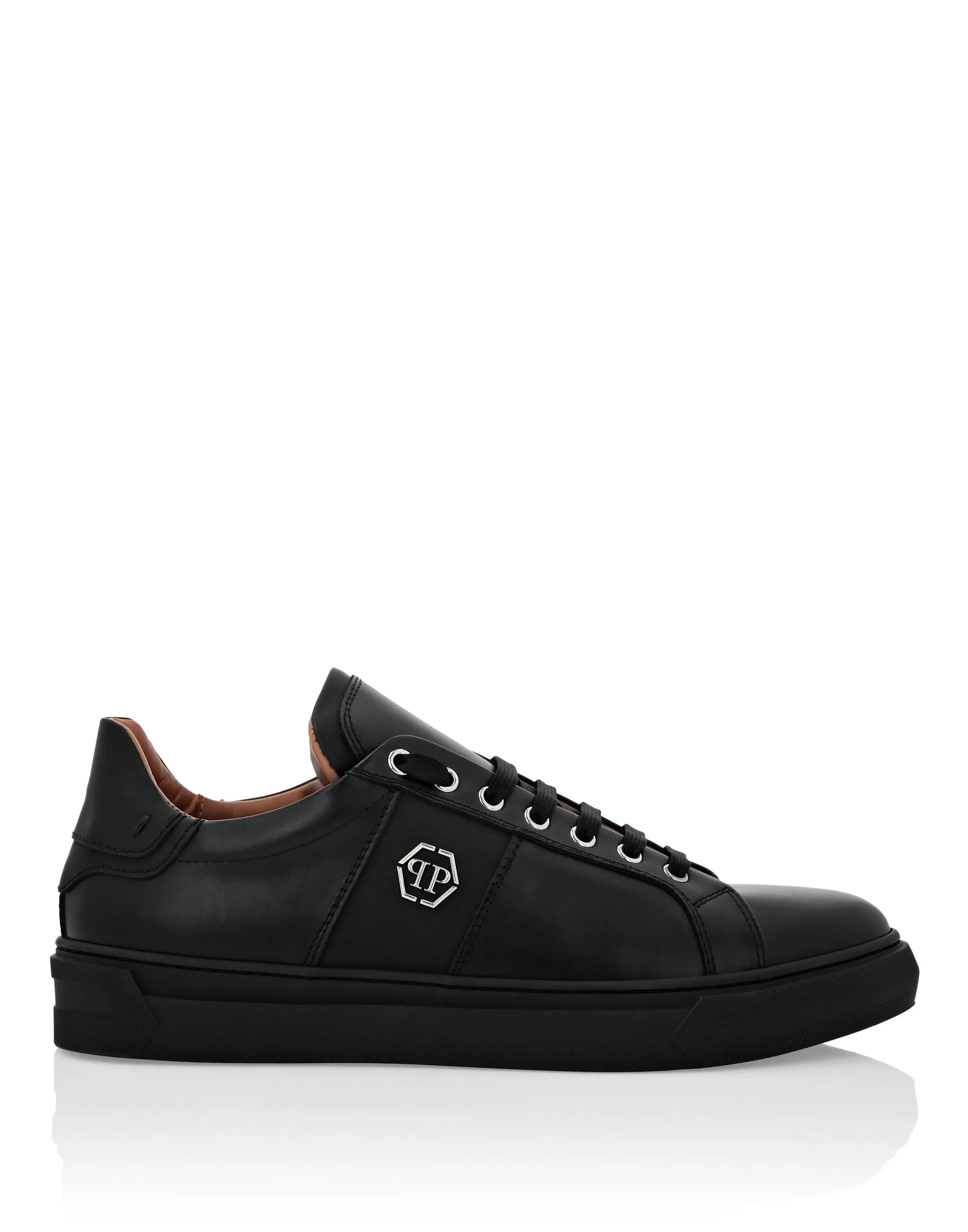 Leather Lo-Top Sneakers Hexagon