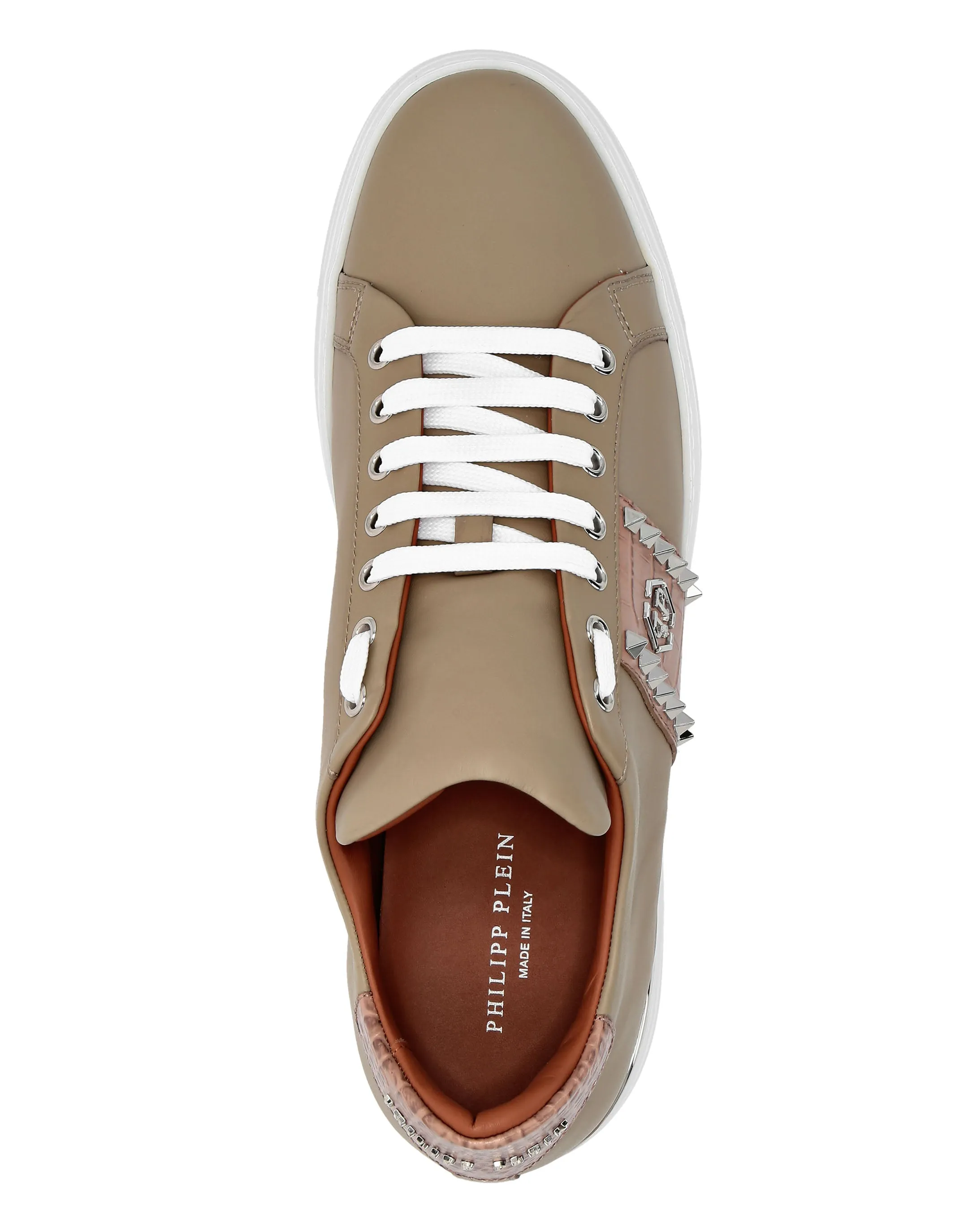 Leather Lo-Top Sneakers The Plein Original TM