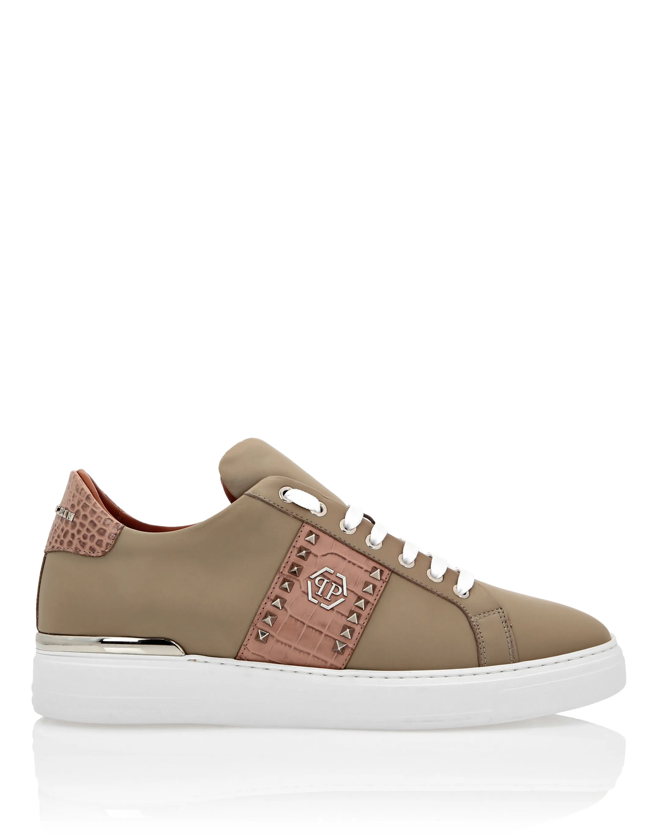 Leather Lo-Top Sneakers The Plein Original TM