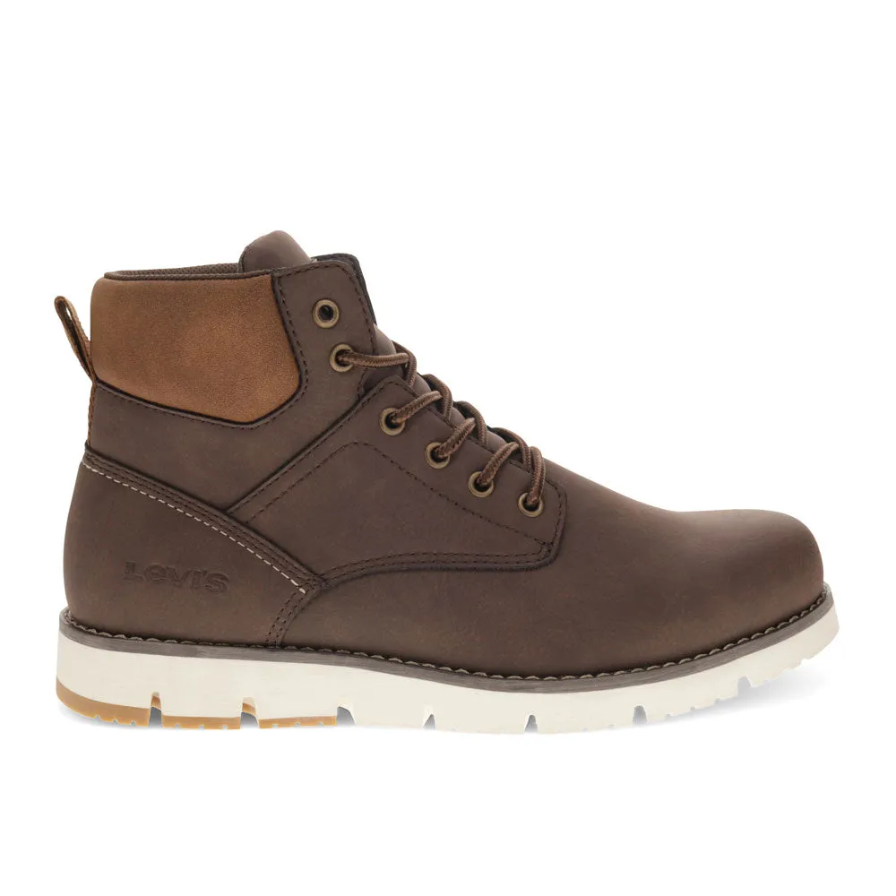 Levi's Mens Charles SH Vegan Leather Lace Up Rugged Casual Boot