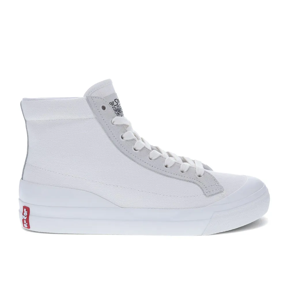 Levi's Mens LS1 Canvas and Suede Hightop Casual Sneaker Shoe