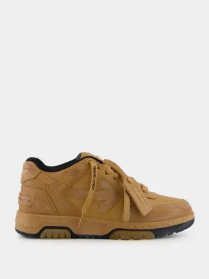 Light Brown Out Of Office Suede Sneakers