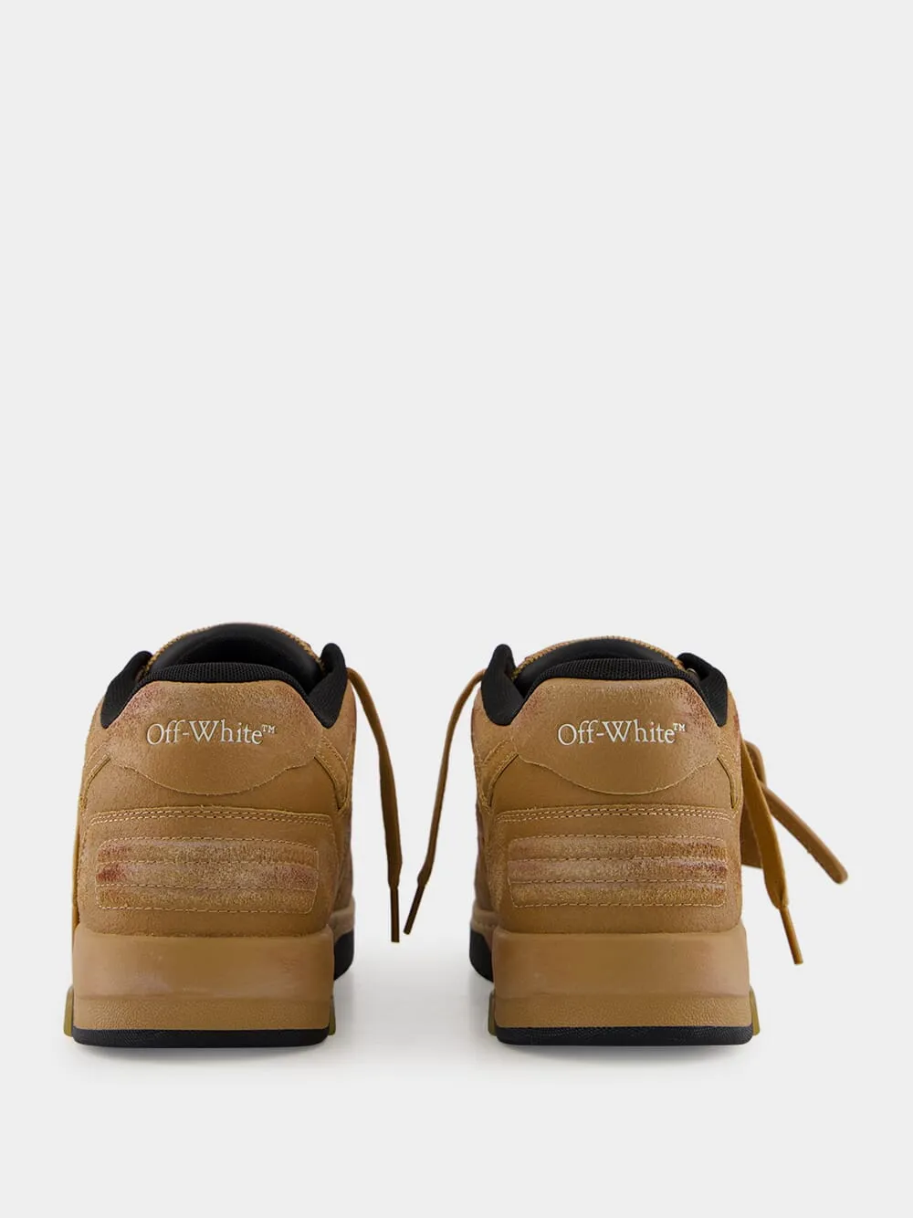 Light Brown Out Of Office Suede Sneakers