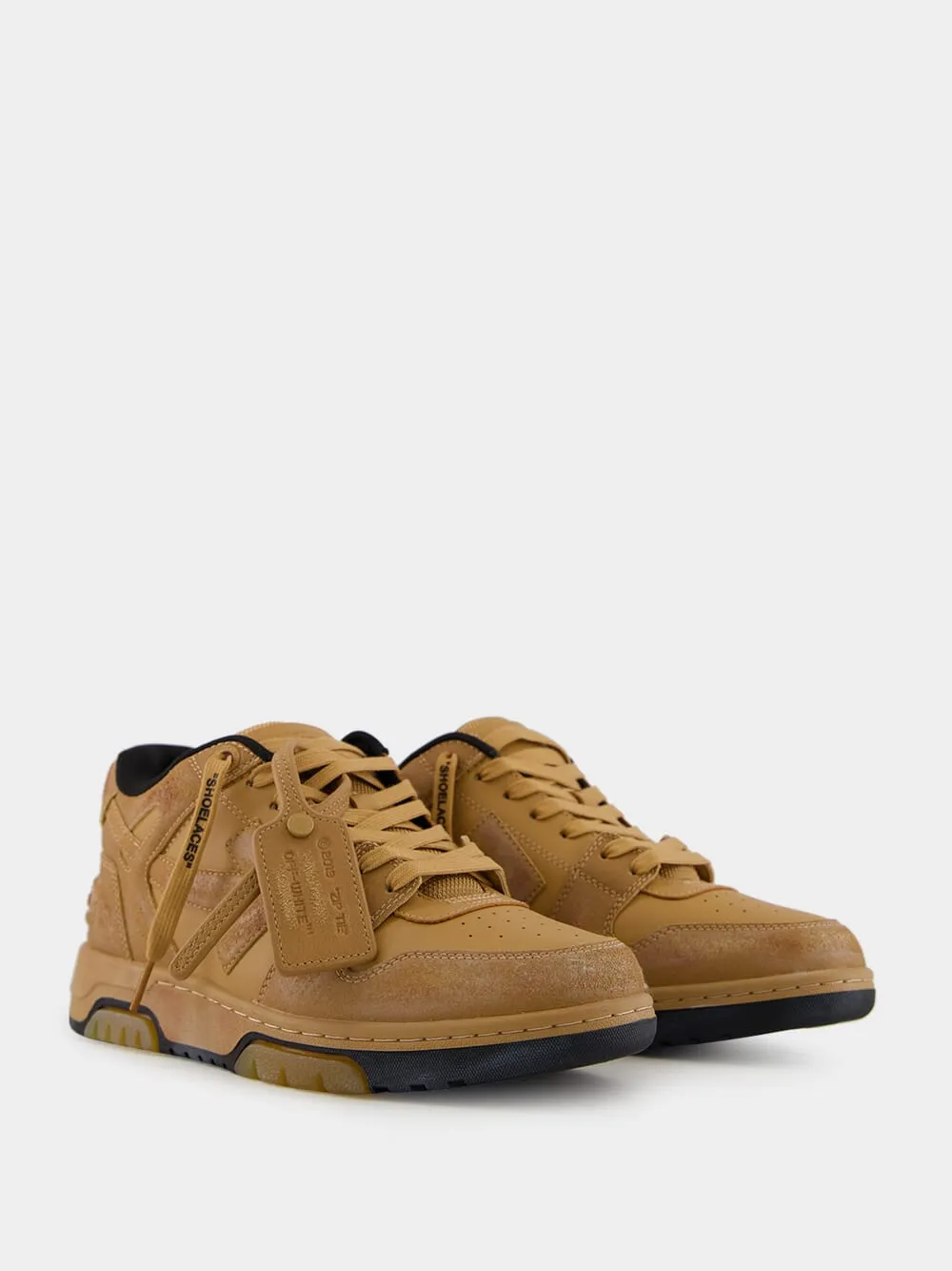 Light Brown Out Of Office Suede Sneakers