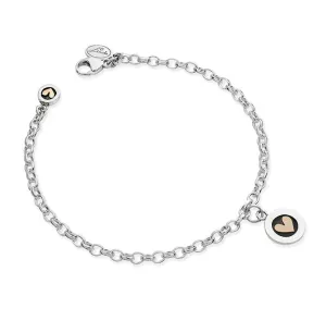 Linda Macdonald Meadow Sterling Silver 9ct Gold Bracelet