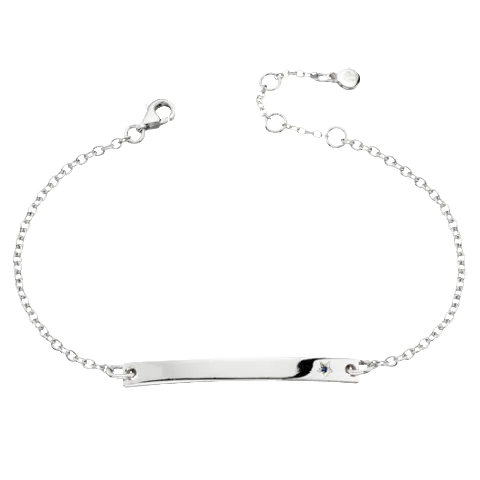 Little Star Sterling Silver and Blue Sapphire Tabitha Bracelet