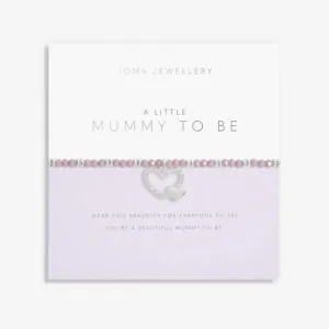 Live Life In Colour Mummy To Be Silver And Lilac 17.5cm Bracelet 6228