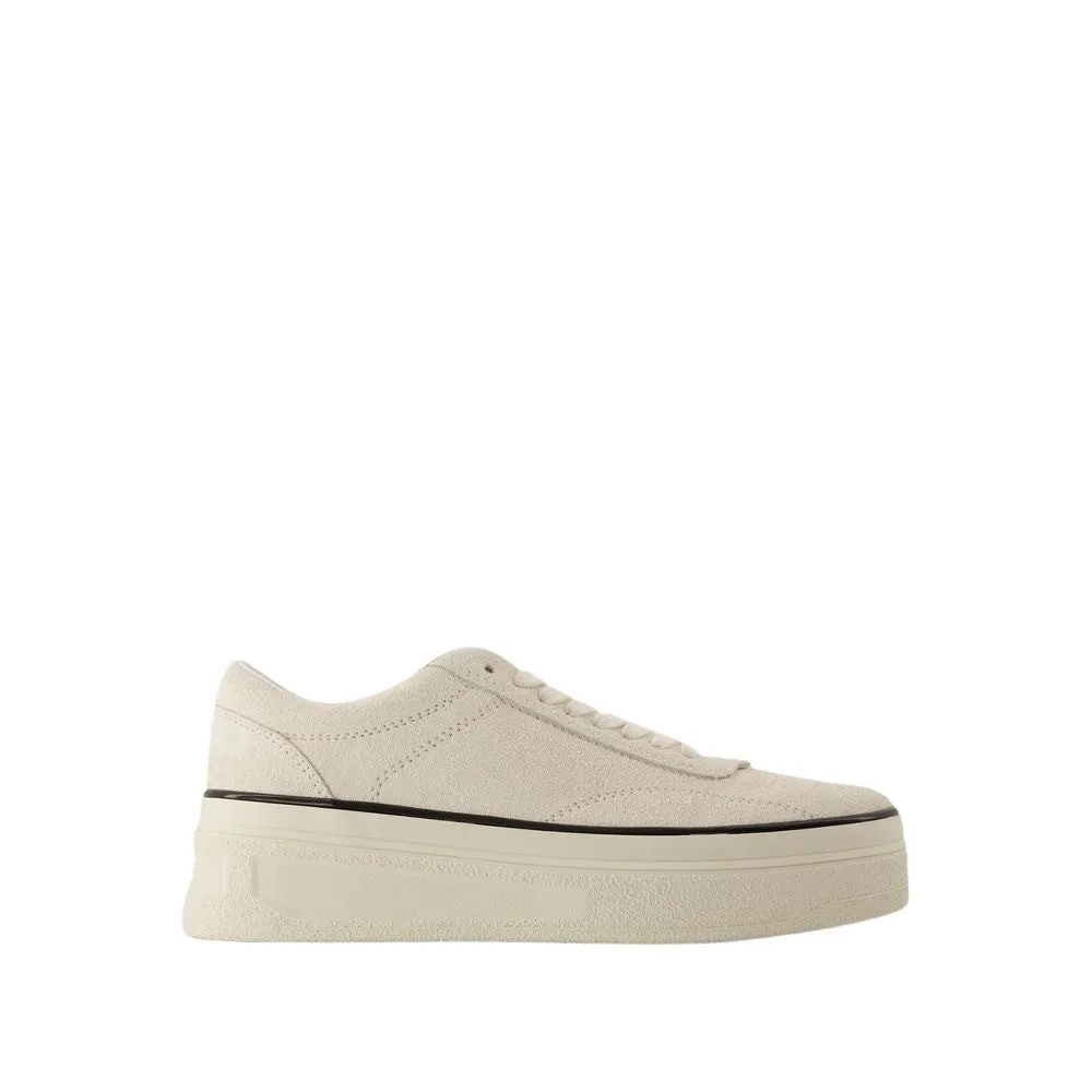 Low Sneakers - Leather - Porcelain