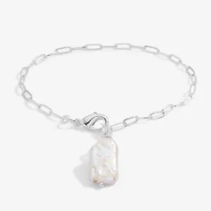 Lumi Pearl Pearl Chain Silver 19cm Total Length Bracelet 6203