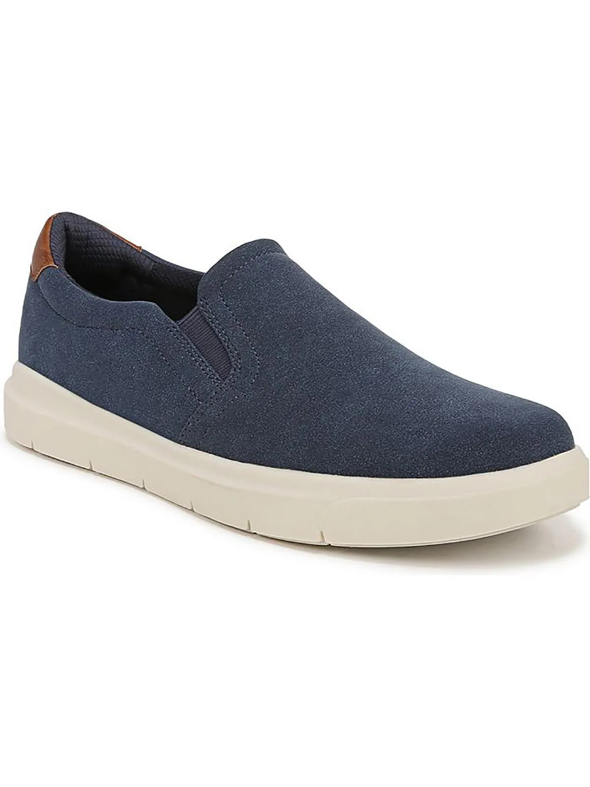 Madison Mens Faux Leather Slip On Casual and Fashion Sneakers