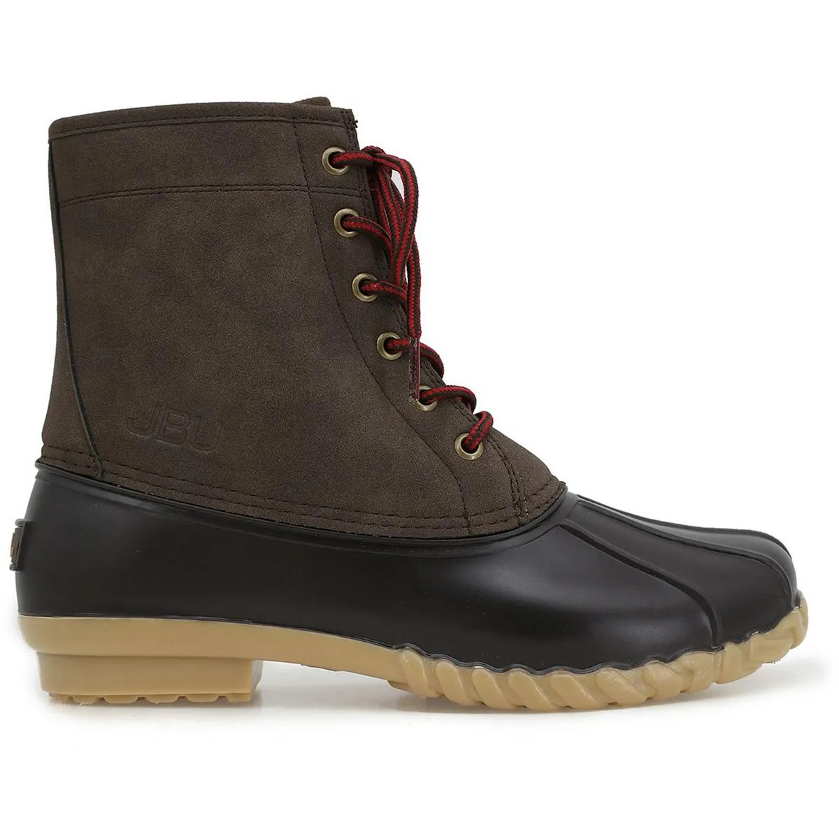Maine Mens Lace-Up Faux Suede Winter & Snow Boots