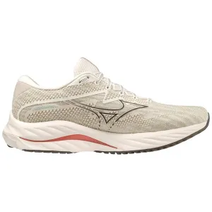 Men Wave Rider 27 Running Shoes In Snow White/granite Grey