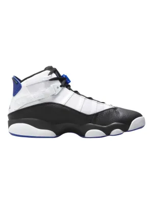 Men's 6 Rings Sneaker In White/black-Game Royal