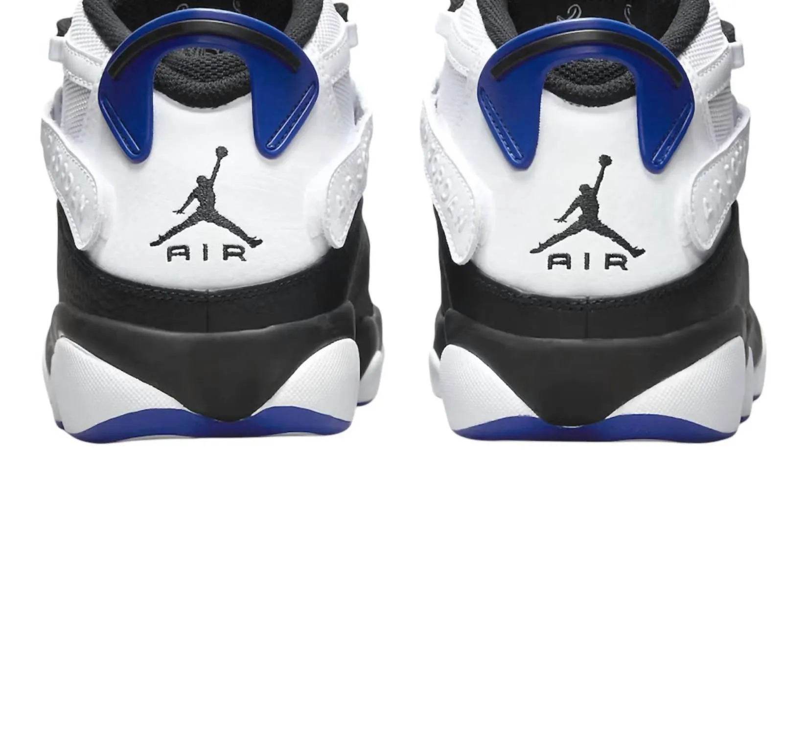 Men's 6 Rings Sneaker In White/black-Game Royal