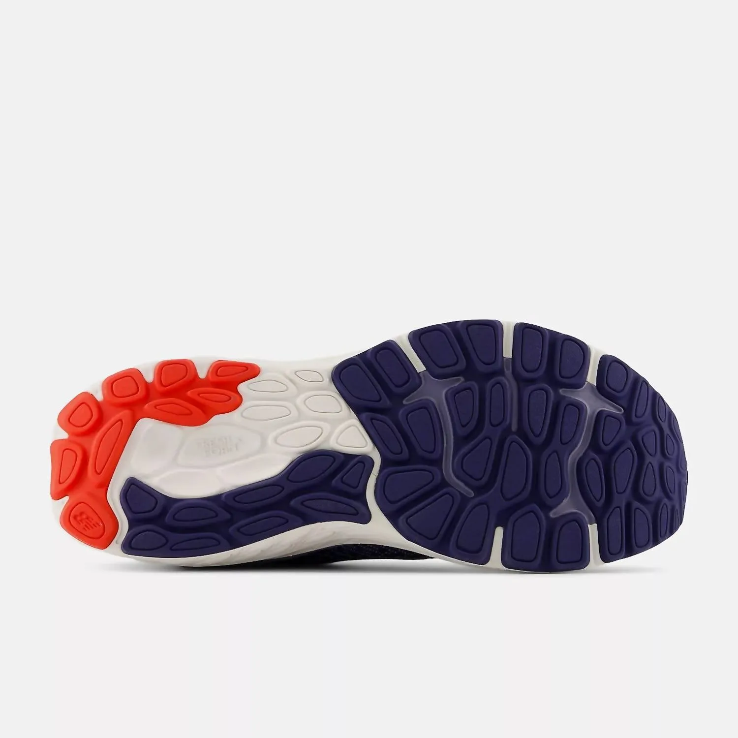 Men's 860 V13 Running Sneakers In Navy With Ginger Lemon And Neo Flame
