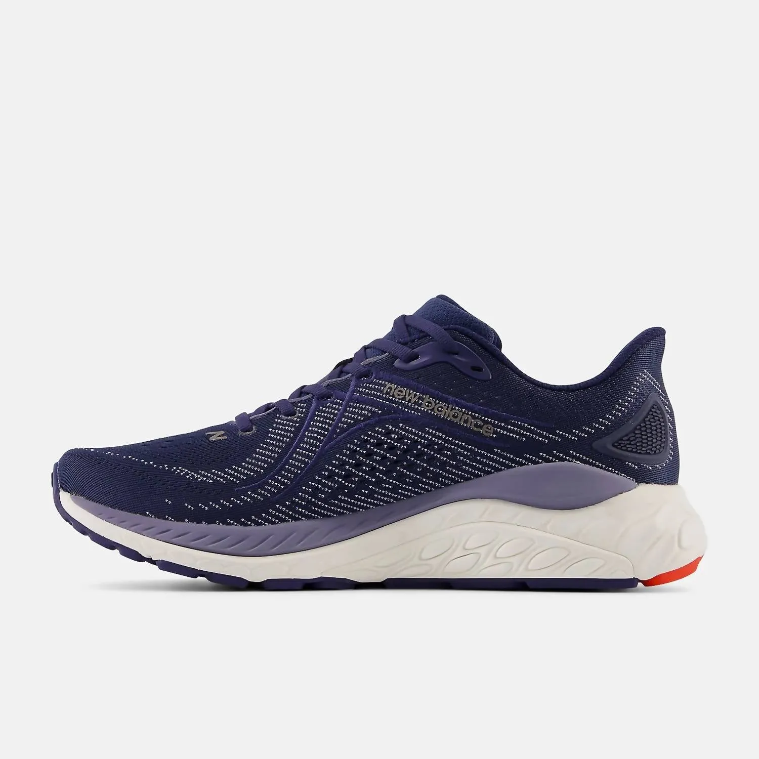 Men's 860 V13 Running Sneakers In Navy With Ginger Lemon And Neo Flame