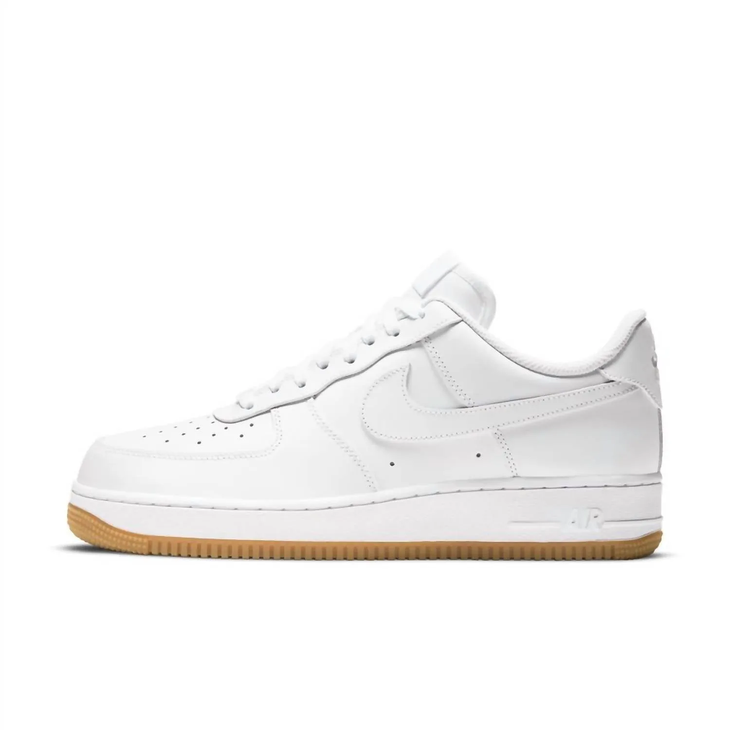 Men's Air Force 1 '07 Shoes In White/gum Light Brown