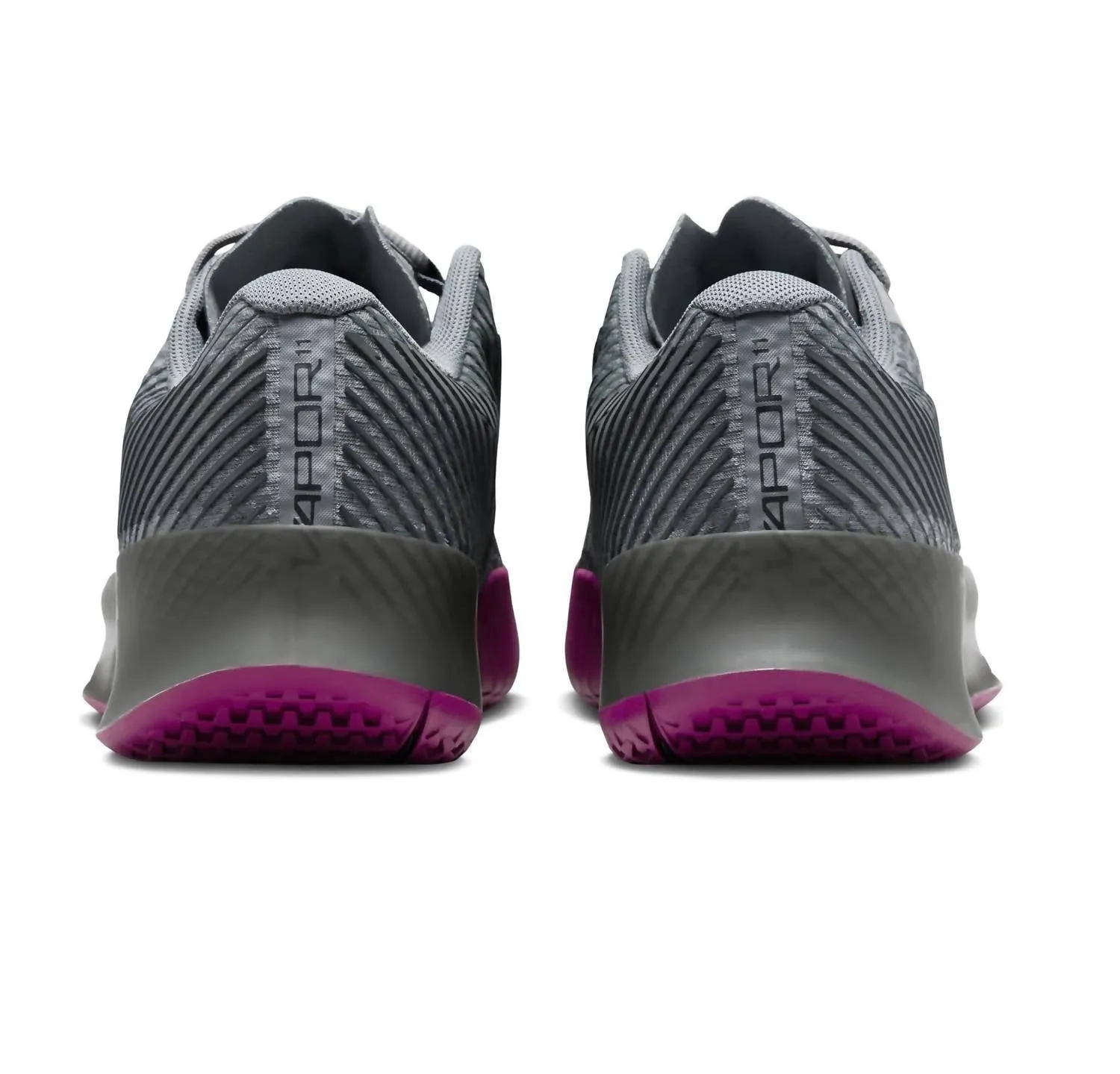 Men's Air Zoom Vapor 11 Hard Court Tennis Shoes In Smoke Grey/black/dark Smoke
