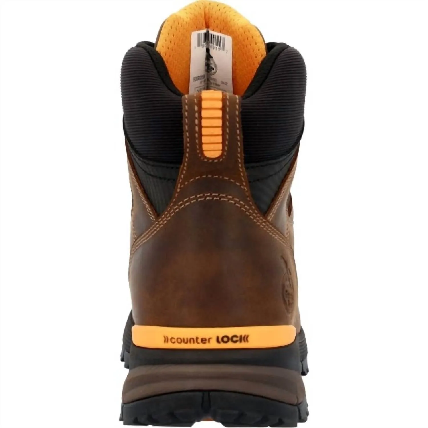 Men's Alloy-Toe 6" Comfort Core Waterproof Work Boot In Dark Brown