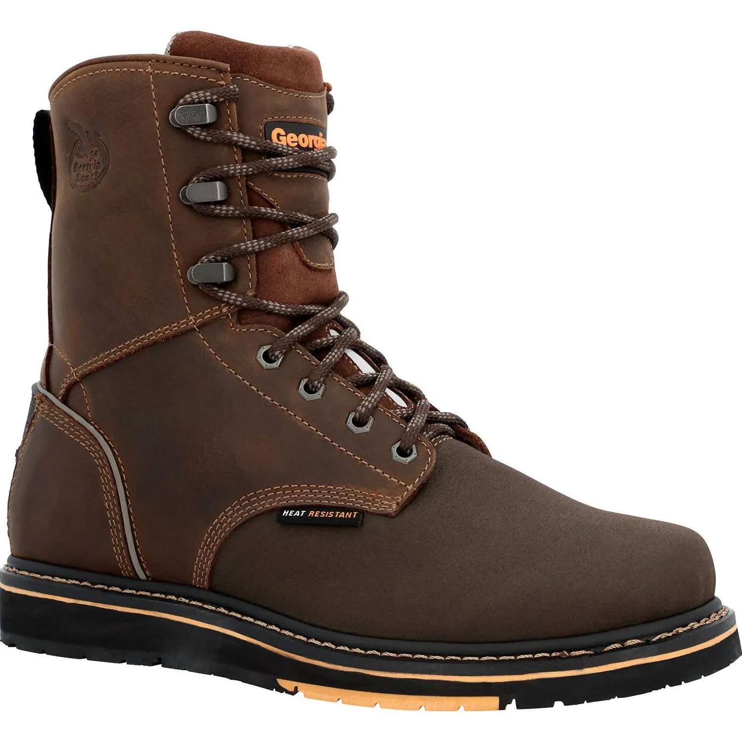 Men's Amp Lt Power Wedge Roofer Work Boot In Brown