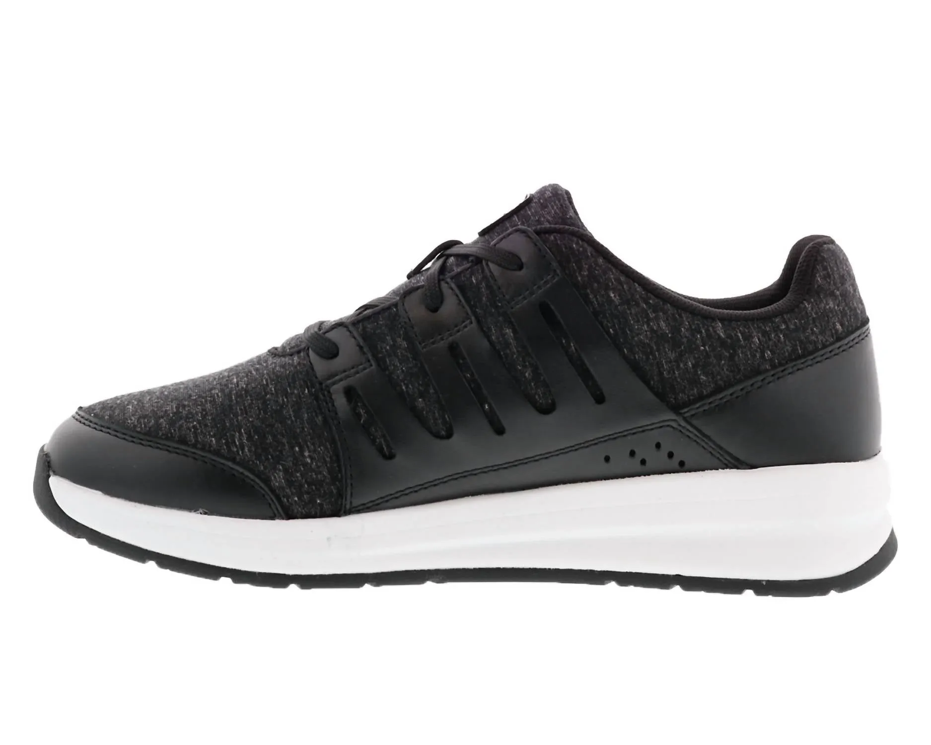 Men's Boost Sneakers In Black Stretch Knit