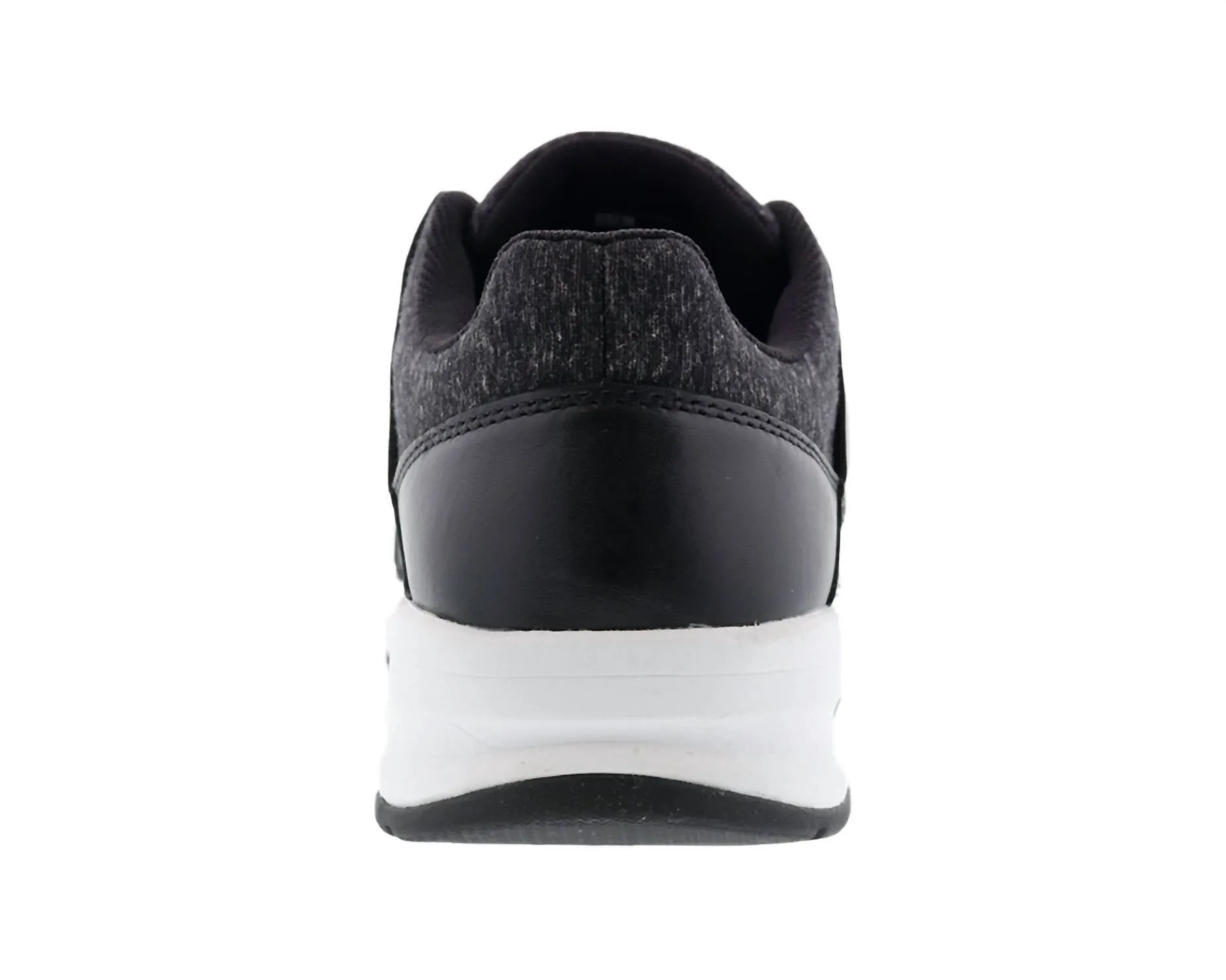 Men's Boost Sneakers In Black Stretch Knit