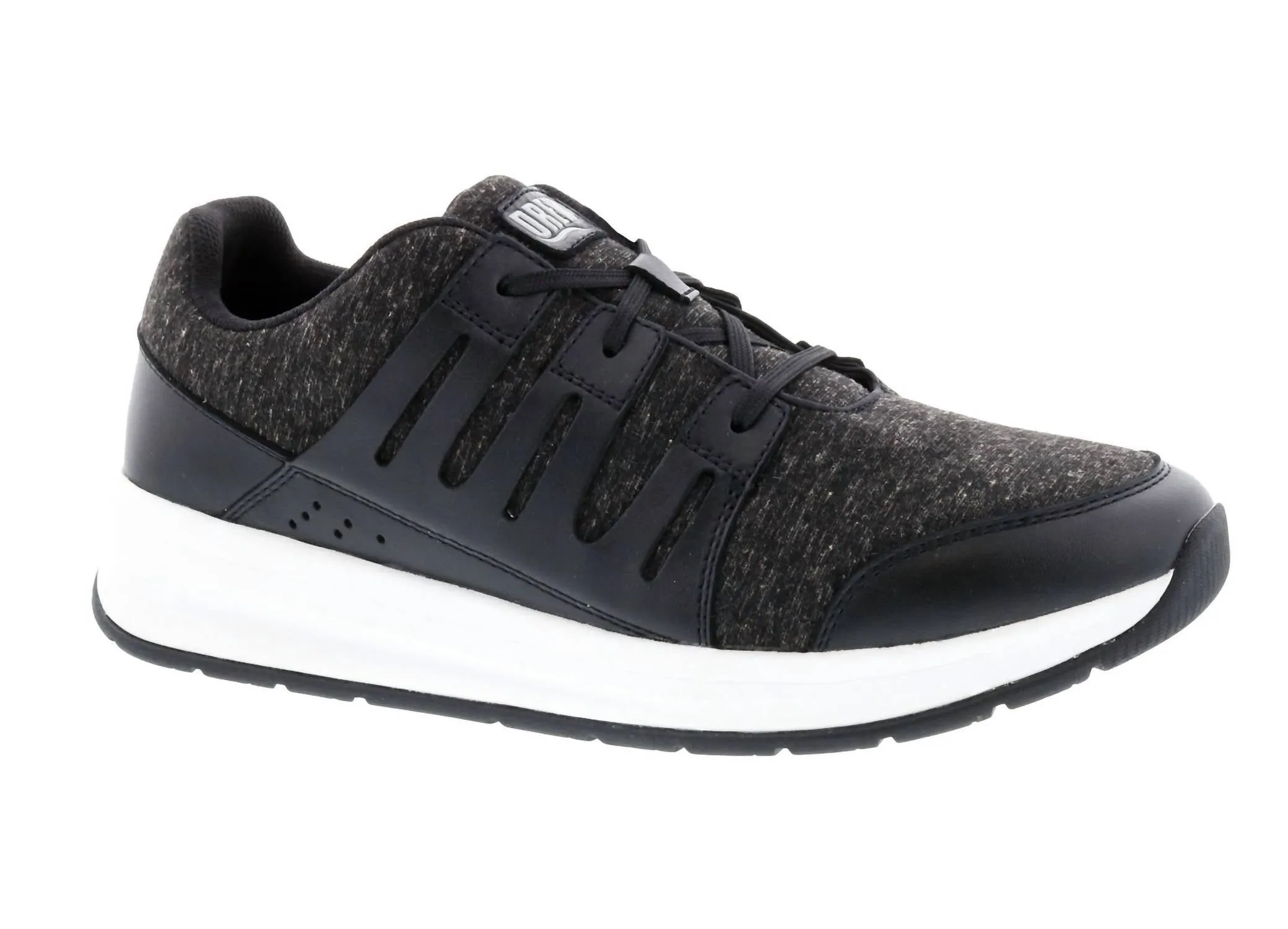 Men's Boost Sneakers In Black Stretch Knit