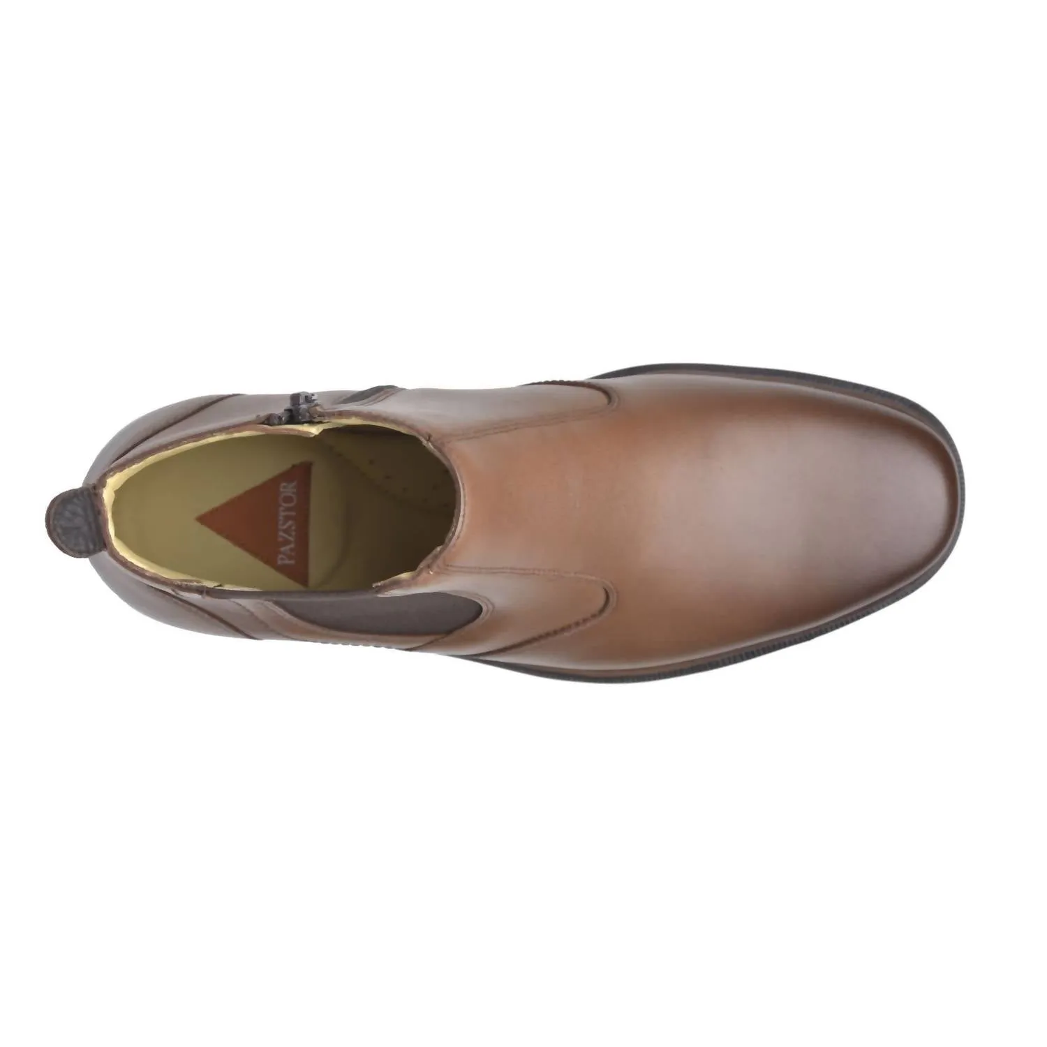Men's Boots Lambskin Leather Traditional In Barista Brown